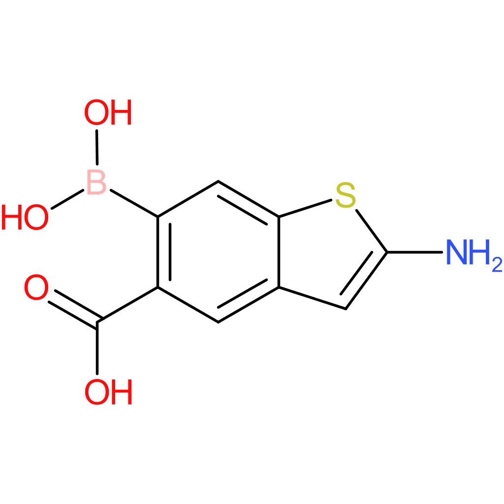 2-amino-5-carboxybenzothiophene-6-boronic acid