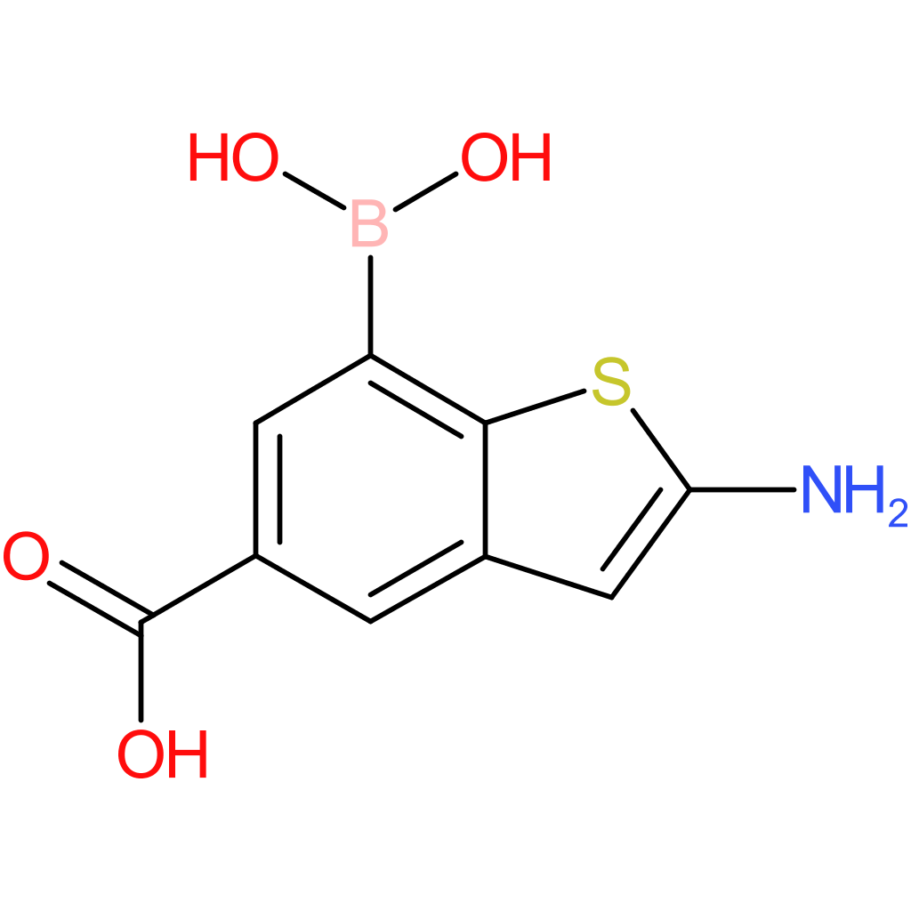 2-amino-5-carboxybenzothiophene-7-boronic acid