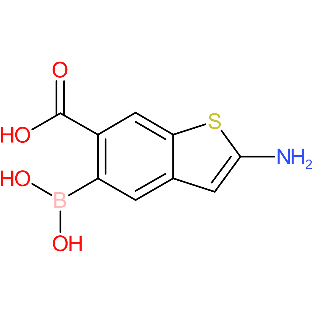 2-amino-6-carboxybenzothiophene-5-boronic acid