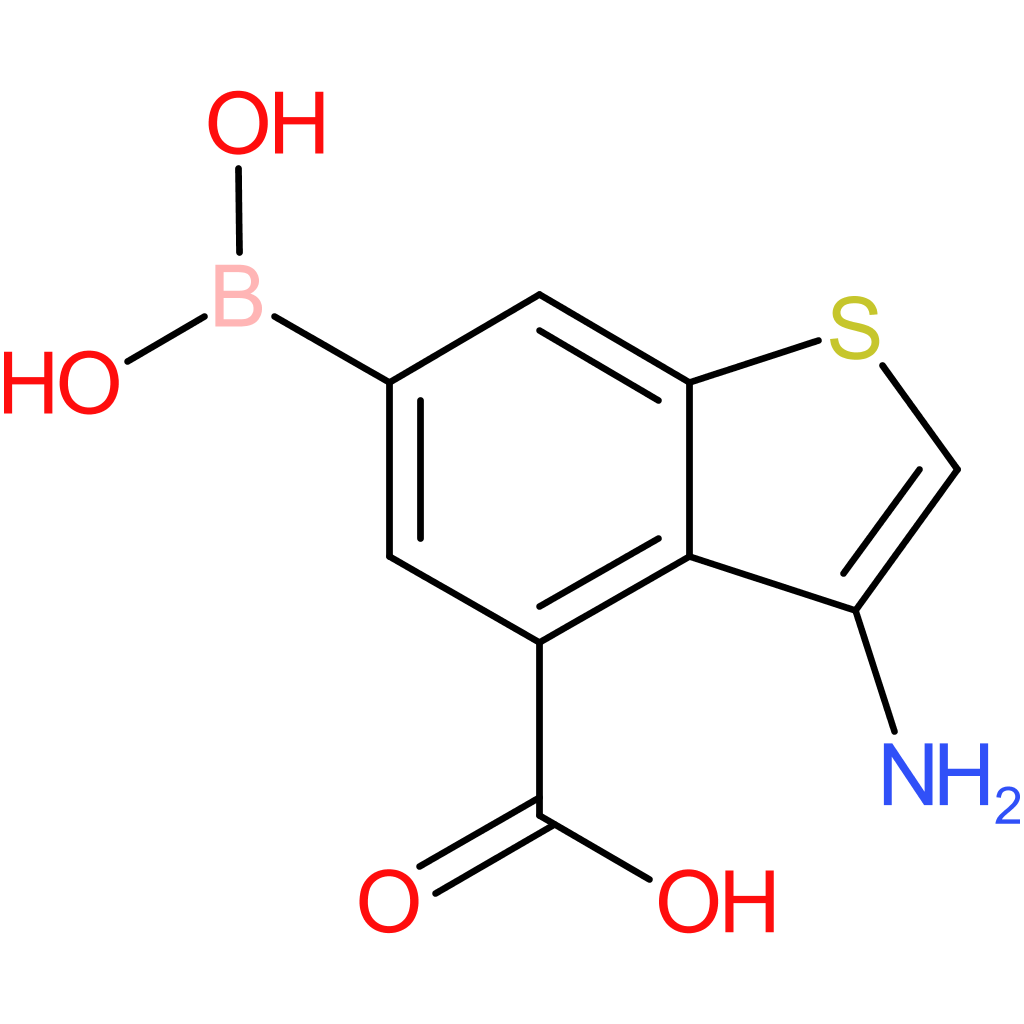 3-amino-4-carboxybenzothiophene-6-boronic acid