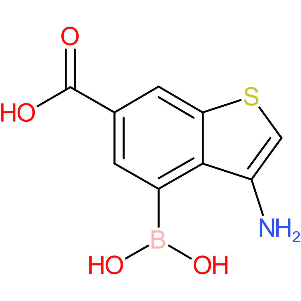 3-amino-6-carboxybenzothiophene-4-boronic acid