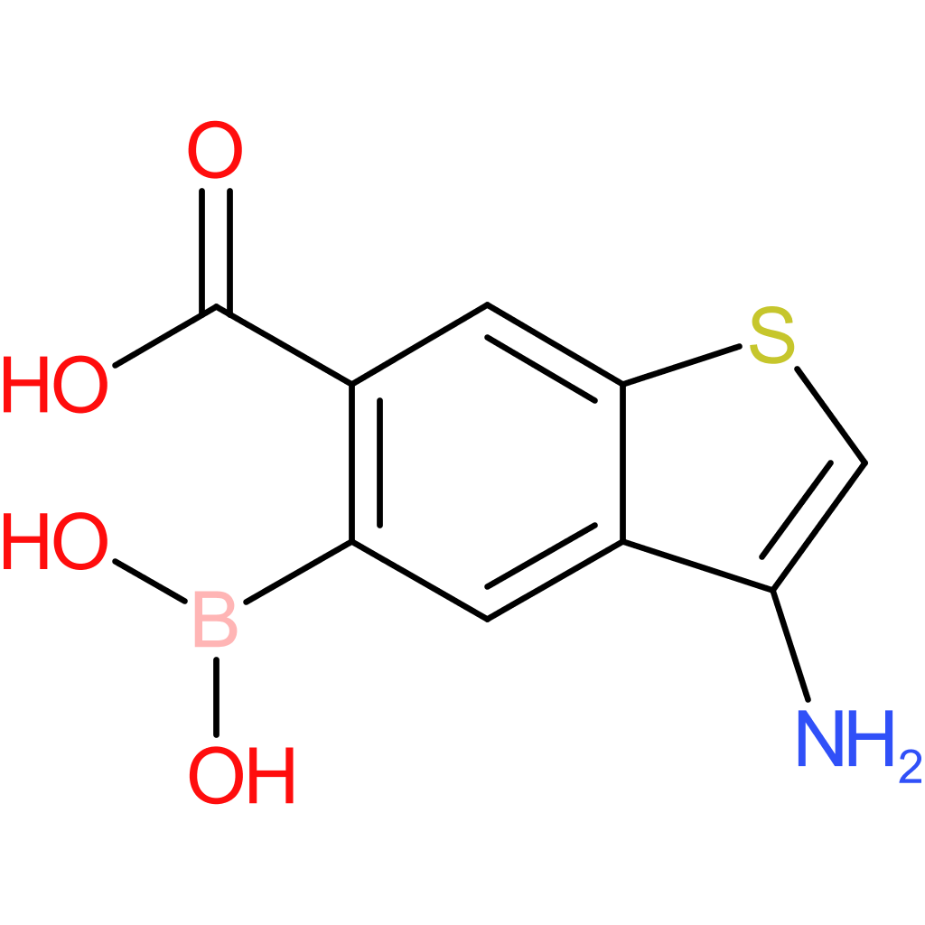 3-amino-6-carboxybenzothiophene-5-boronic acid