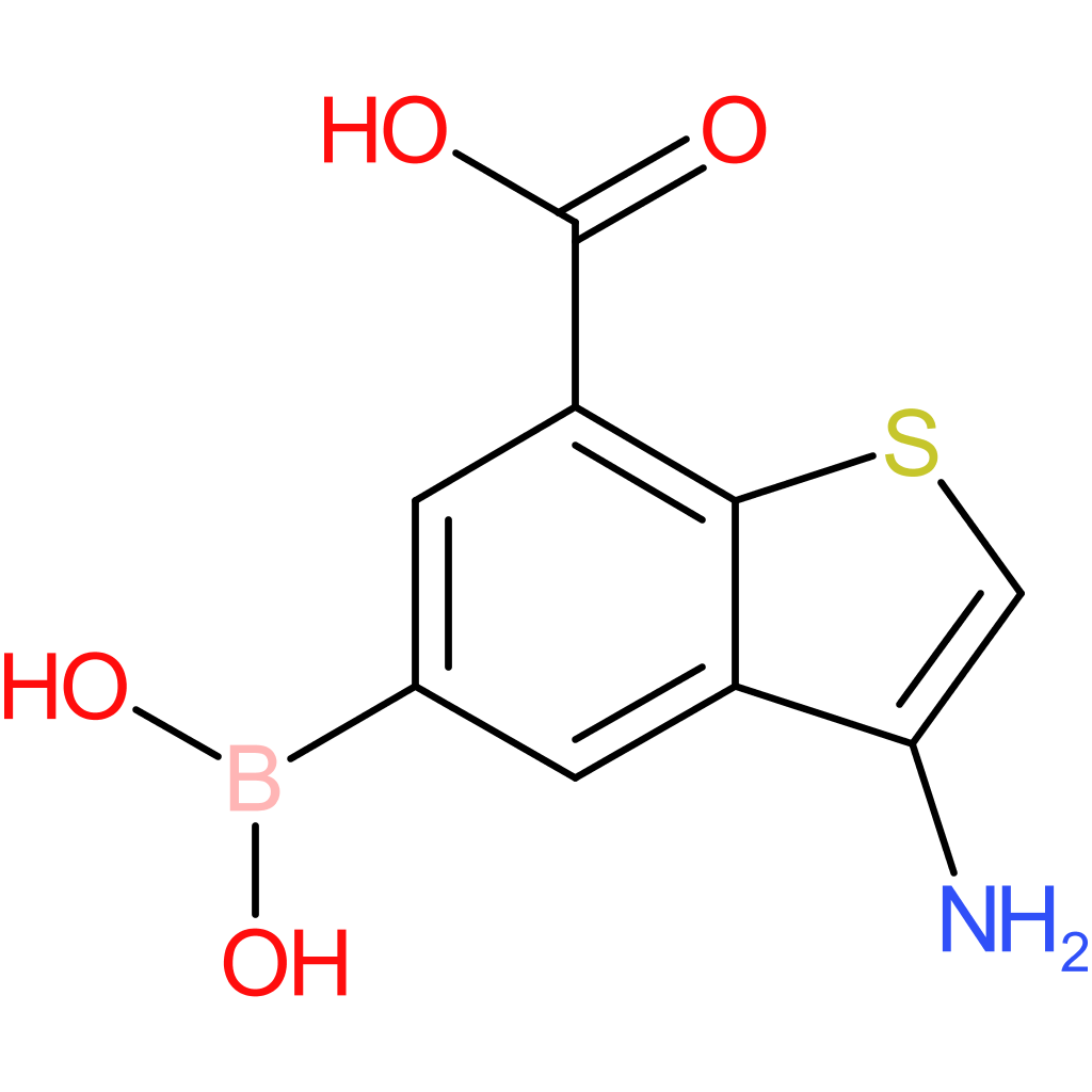 3-amino-7-carboxybenzothiophene-5-boronic acid