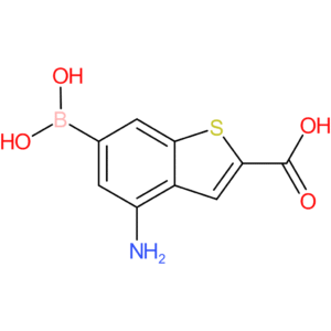 4-amino-2-carboxybenzothiophene-6-boronic acid