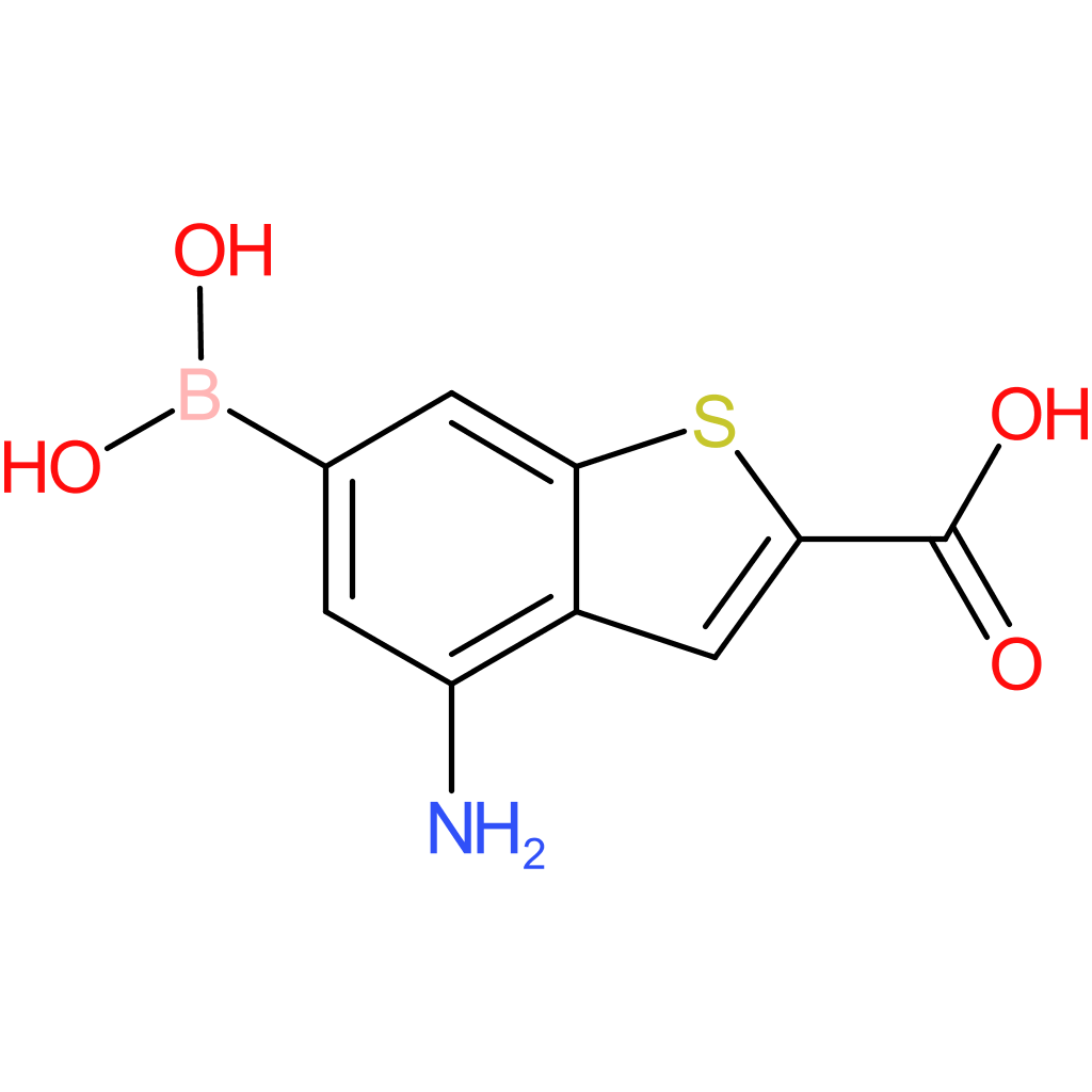 4-amino-2-carboxybenzothiophene-6-boronic acid