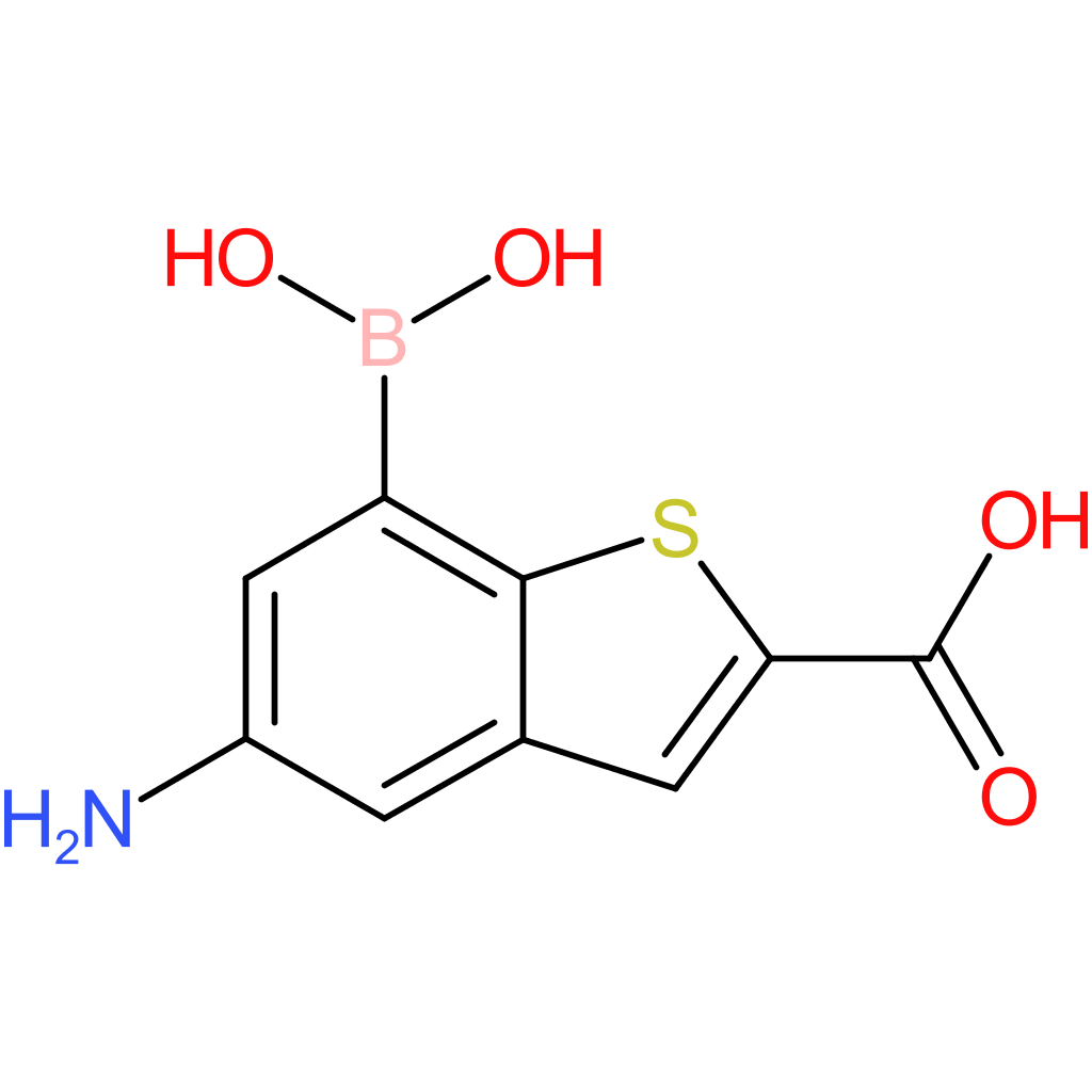 5-amino-2-carboxybenzothiophene-7-boronic acid