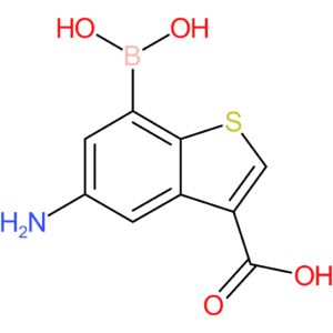 5-amino-3-carboxybenzothiophene-7-boronic acid