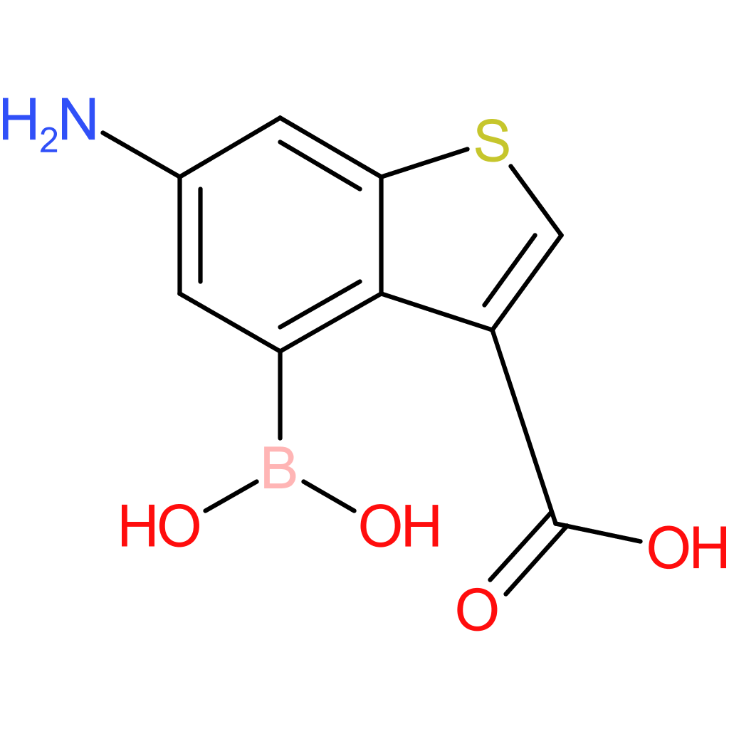 6-amino-3-carboxybenzothiophene-4-boronic acid