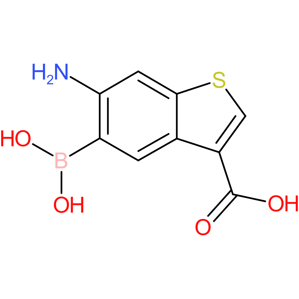 6-amino-3-carboxybenzothiophene-5-boronic acid