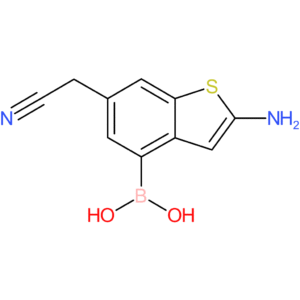 2-amino-4-boronobenzothiophene-6-acetonitrile