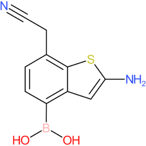 2-amino-4-boronobenzothiophene-7-acetonitrile