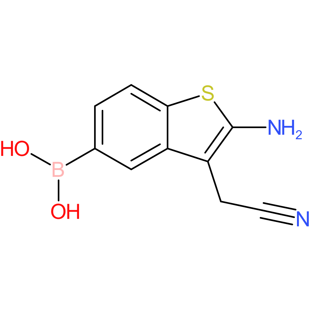2-amino-5-boronobenzothiophene-3-acetonitrile