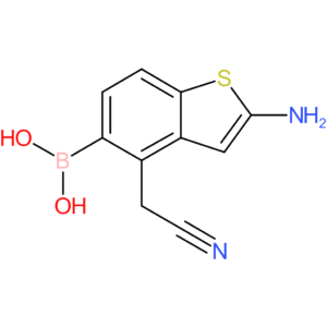 2-amino-5-boronobenzothiophene-4-acetonitrile