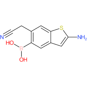 2-amino-5-boronobenzothiophene-6-acetonitrile