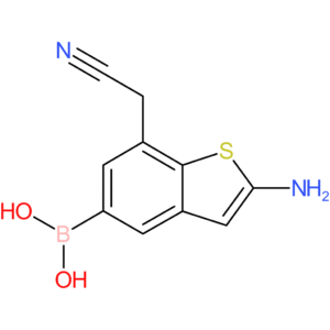 2-amino-5-boronobenzothiophene-7-acetonitrile