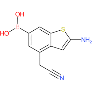 2-amino-6-boronobenzothiophene-4-acetonitrile