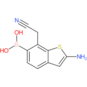 2-amino-6-boronobenzothiophene-7-acetonitrile