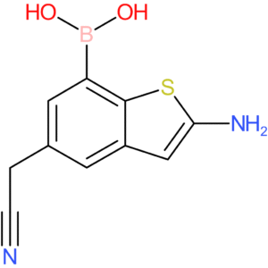 2-amino-7-boronobenzothiophene-5-acetonitrile