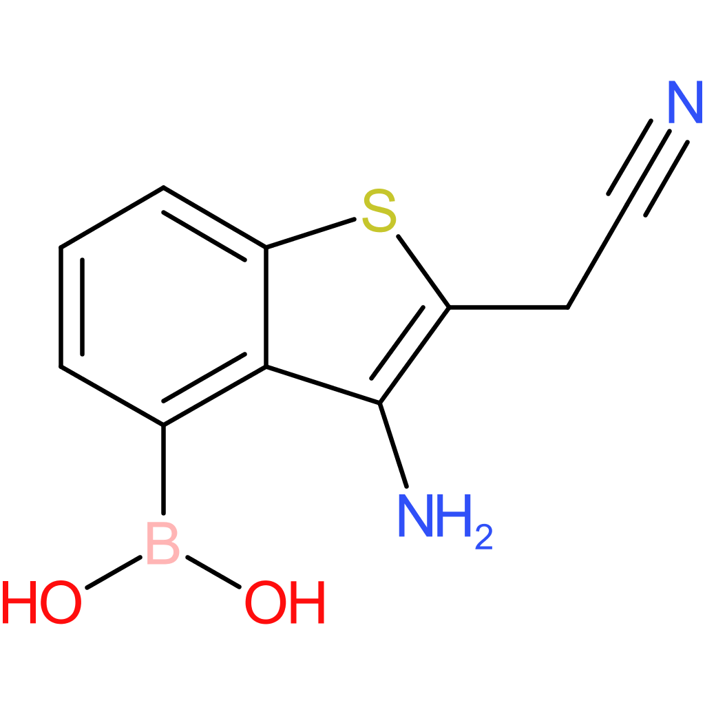 3-amino-4-boronobenzothiophene-2-acetonitrile