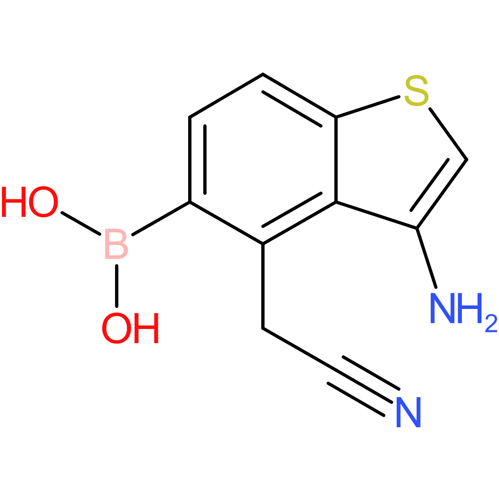 3-amino-5-boronobenzothiophene-4-acetonitrile