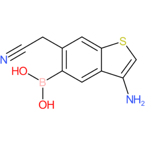 3-amino-5-boronobenzothiophene-6-acetonitrile