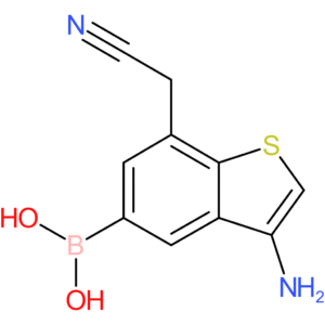 3-amino-5-boronobenzothiophene-7-acetonitrile