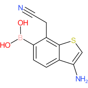 3-amino-6-boronobenzothiophene-7-acetonitrile