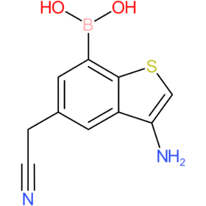 3-amino-7-boronobenzothiophene-5-acetonitrile