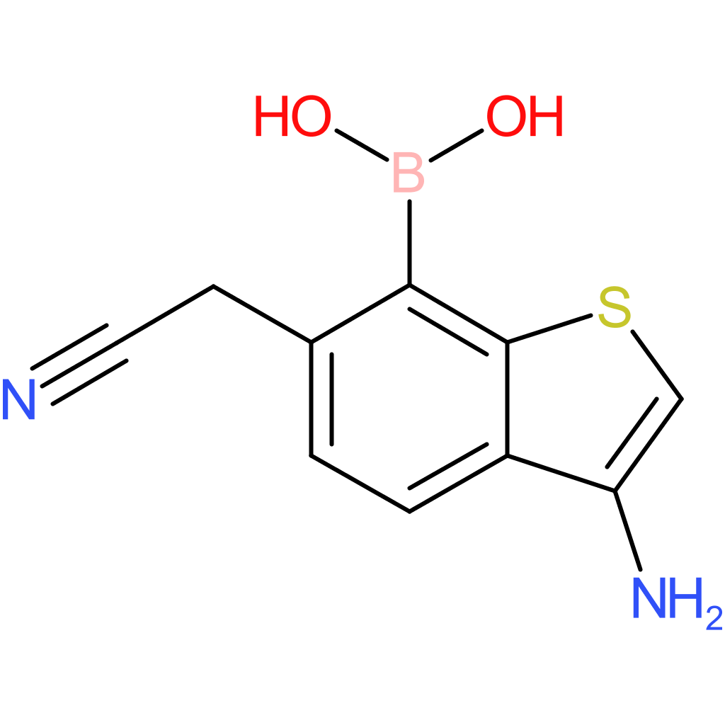 3-amino-7-boronobenzothiophene-6-acetonitrile