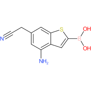 4-amino-2-boronobenzothiophene-6-acetonitrile
