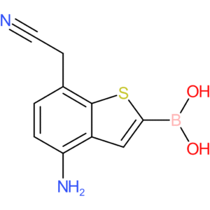 4-amino-2-boronobenzothiophene-7-acetonitrile
