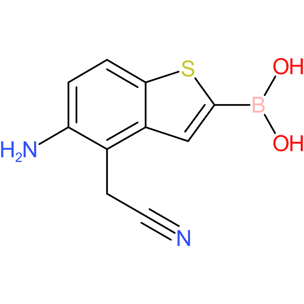 5-amino-2-boronobenzothiophene-4-acetonitrile