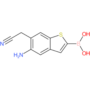 5-amino-2-boronobenzothiophene-6-acetonitrile