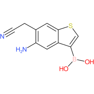 5-amino-3-boronobenzothiophene-6-acetonitrile