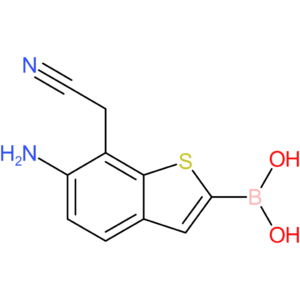 6-amino-2-boronobenzothiophene-7-acetonitrile