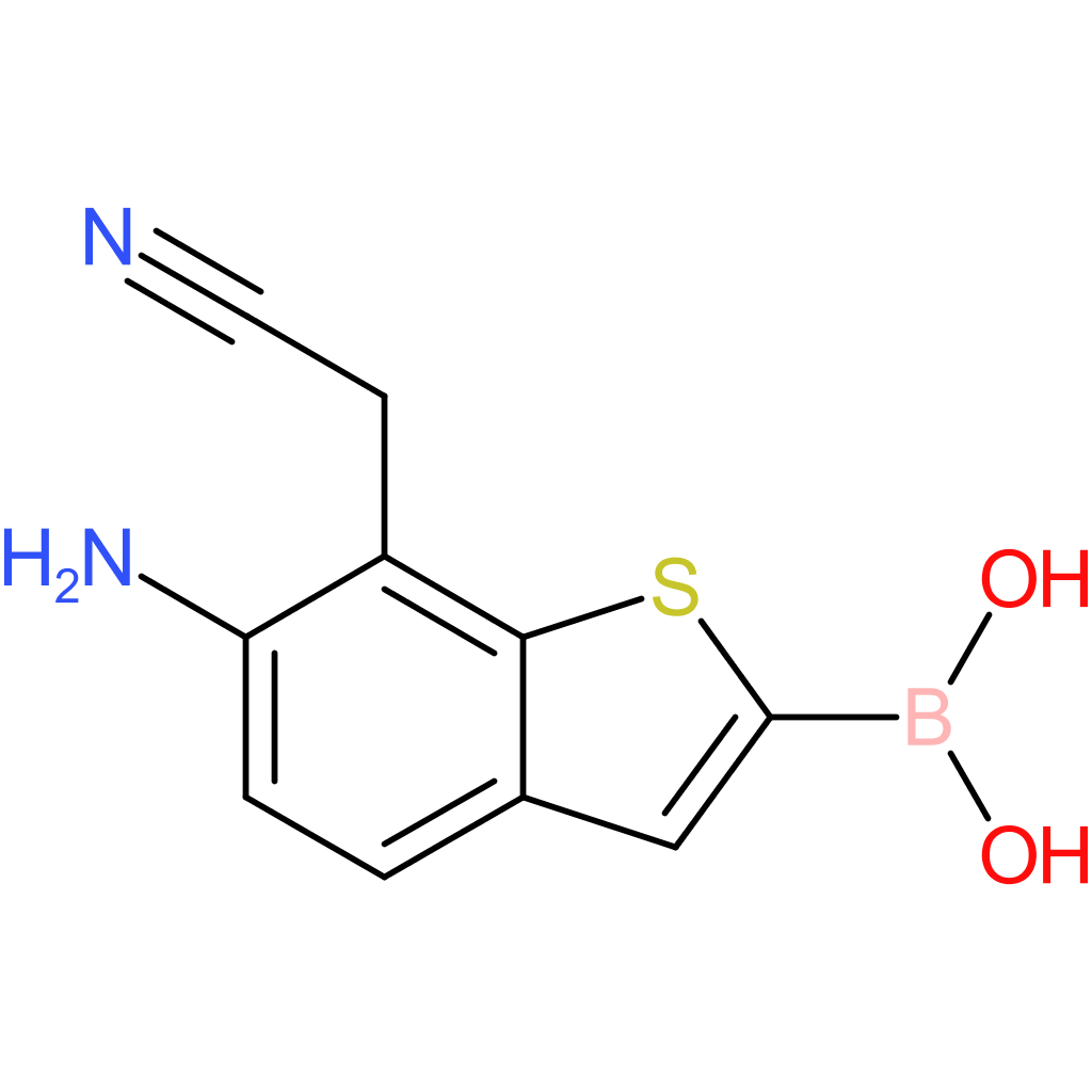 6-amino-2-boronobenzothiophene-7-acetonitrile