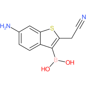 6-amino-3-boronobenzothiophene-2-acetonitrile