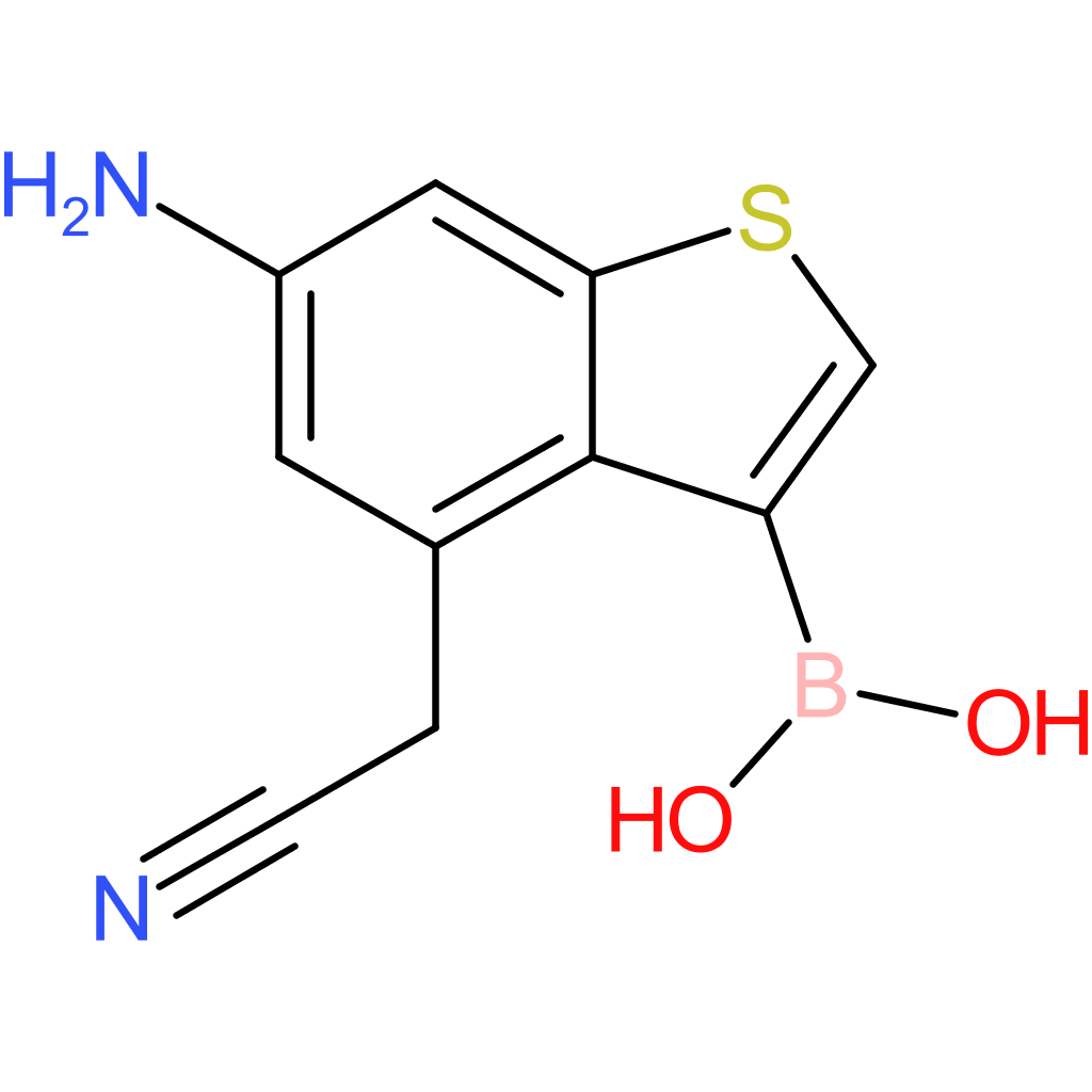 6-amino-3-boronobenzothiophene-4-acetonitrile