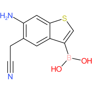 6-amino-3-boronobenzothiophene-5-acetonitrile