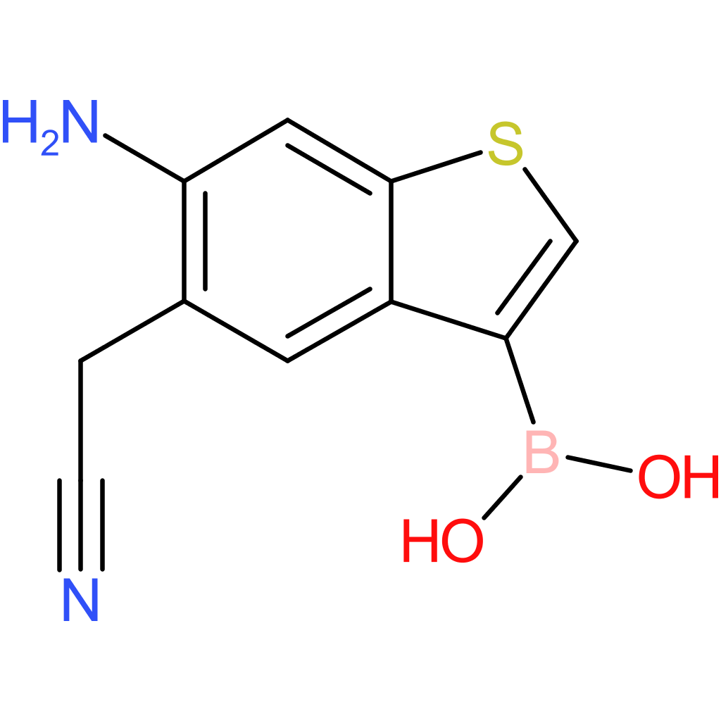 6-amino-3-boronobenzothiophene-5-acetonitrile