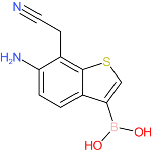 6-amino-3-boronobenzothiophene-7-acetonitrile