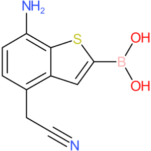 7-amino-2-boronobenzothiophene-4-acetonitrile
