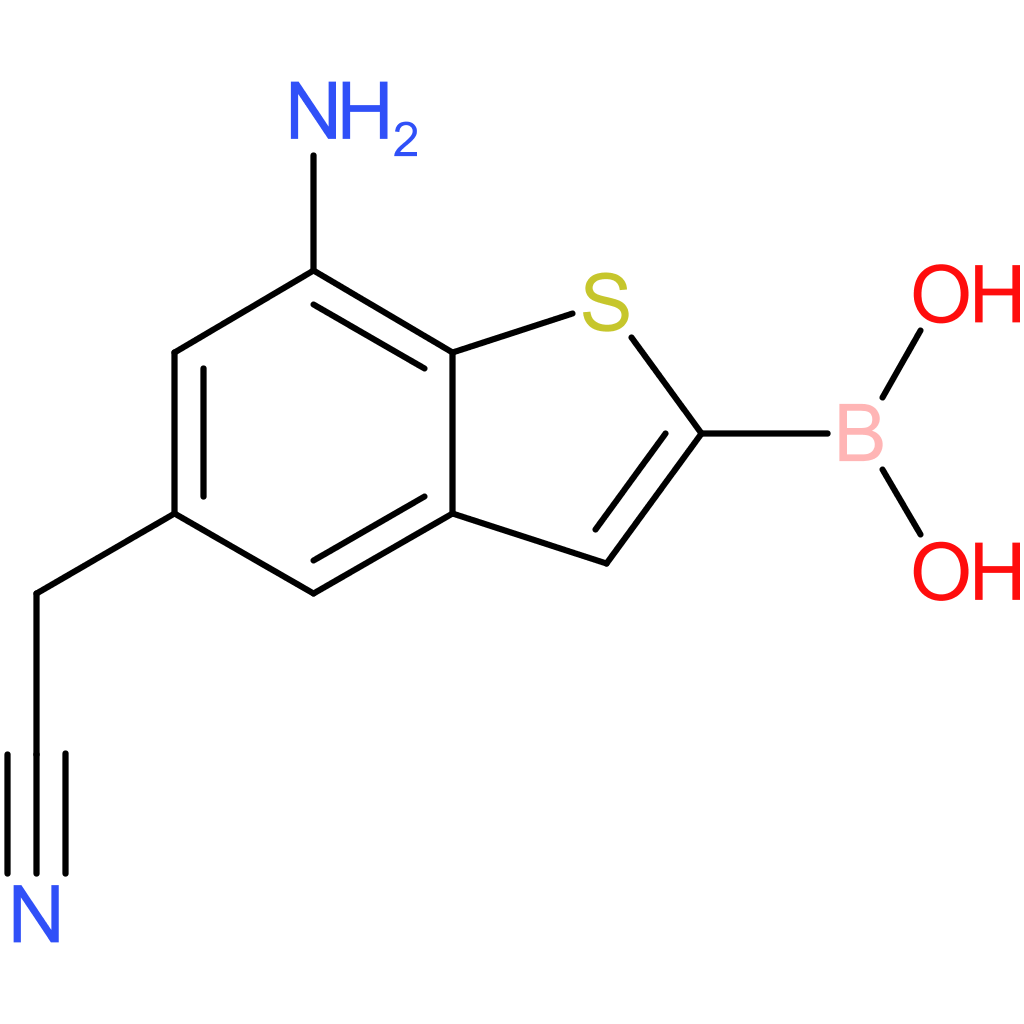 7-amino-2-boronobenzothiophene-5-acetonitrile
