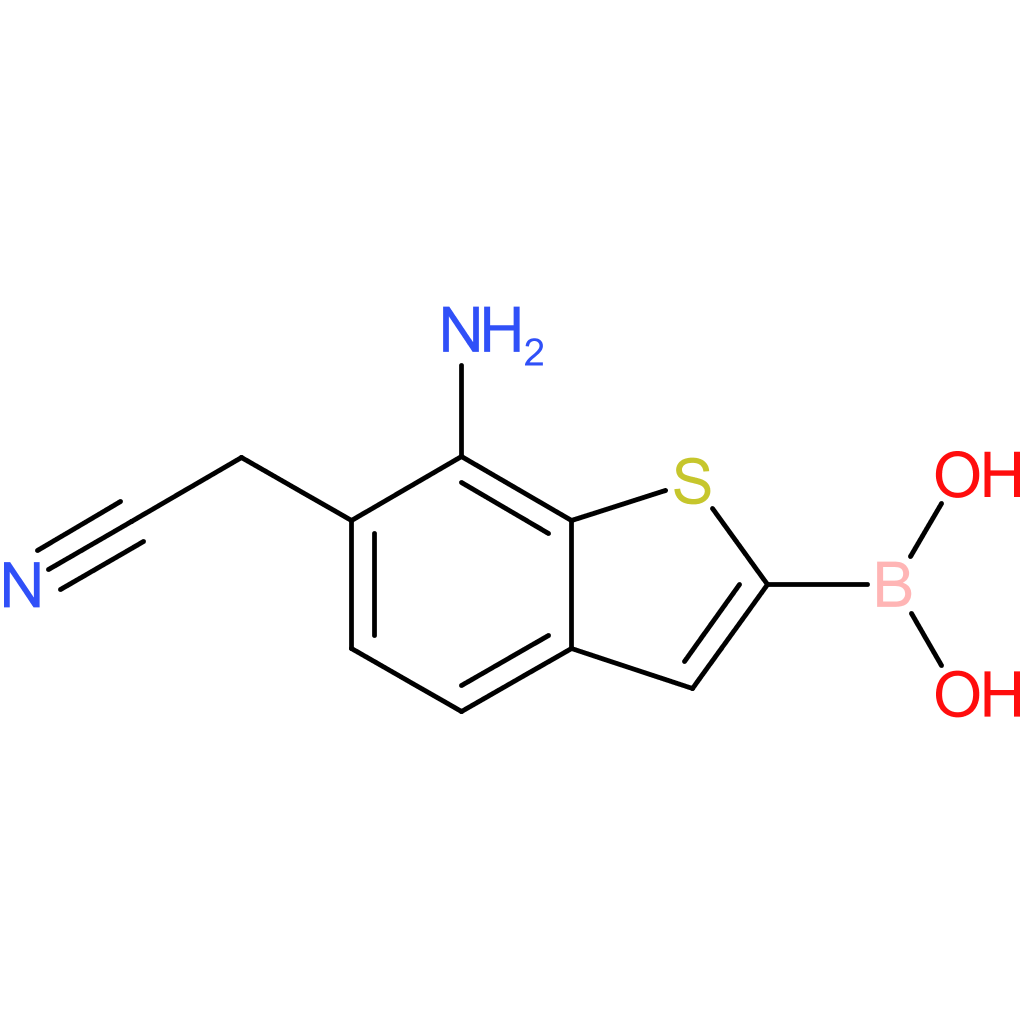 7-amino-2-boronobenzothiophene-6-acetonitrile