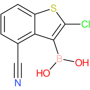 2-chloro-4-cyanobenzothiophene-3-boronic acid