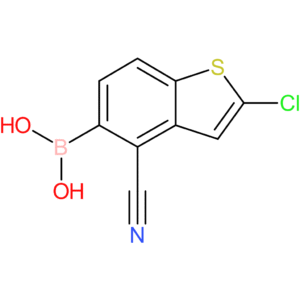 2-chloro-4-cyanobenzothiophene-5-boronic acid