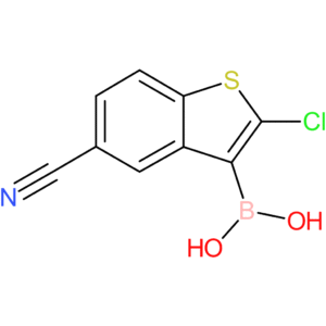 2-chloro-5-cyanobenzothiophene-3-boronic acid