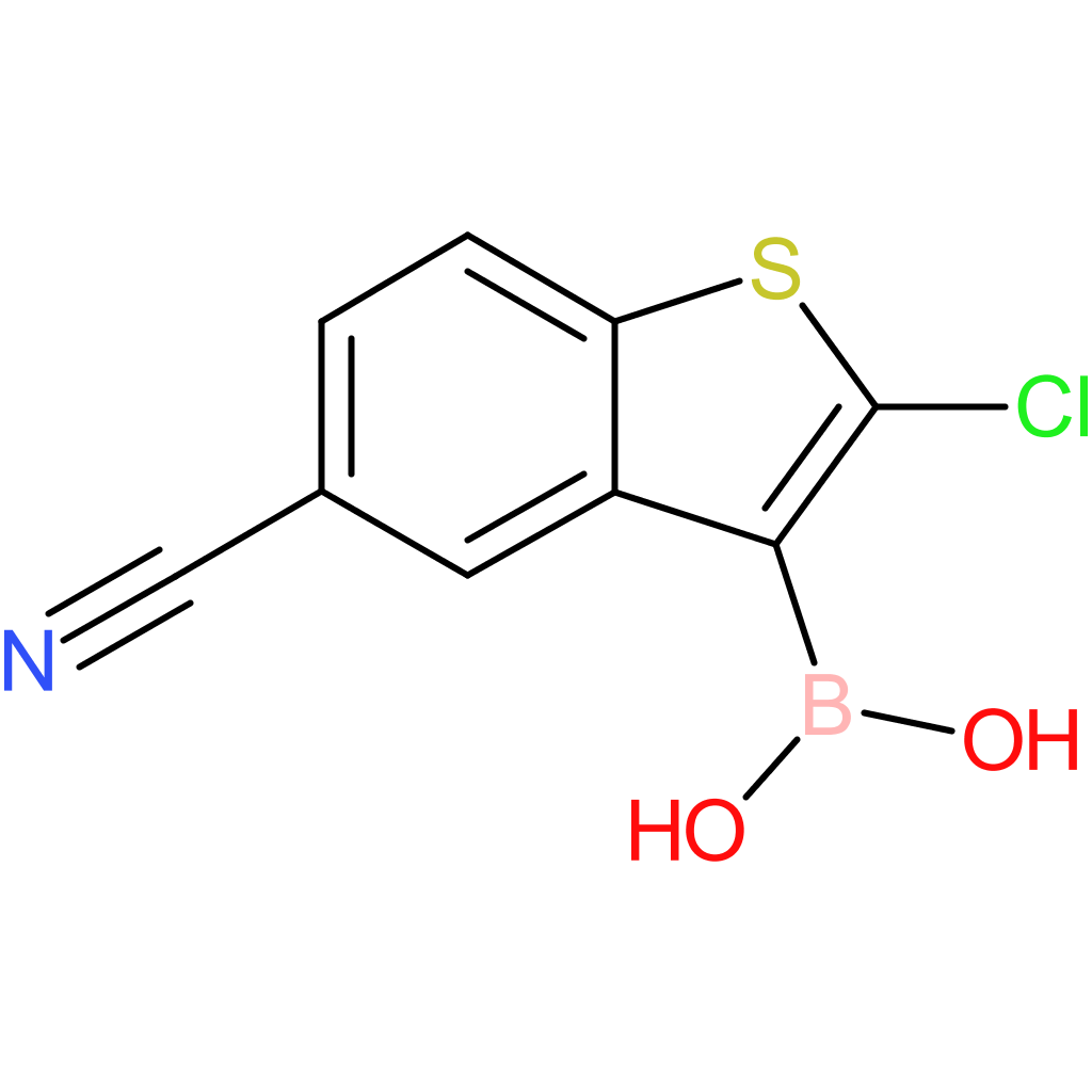 2-chloro-5-cyanobenzothiophene-3-boronic acid