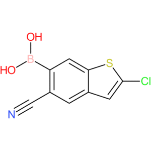 2-chloro-5-cyanobenzothiophene-6-boronic acid