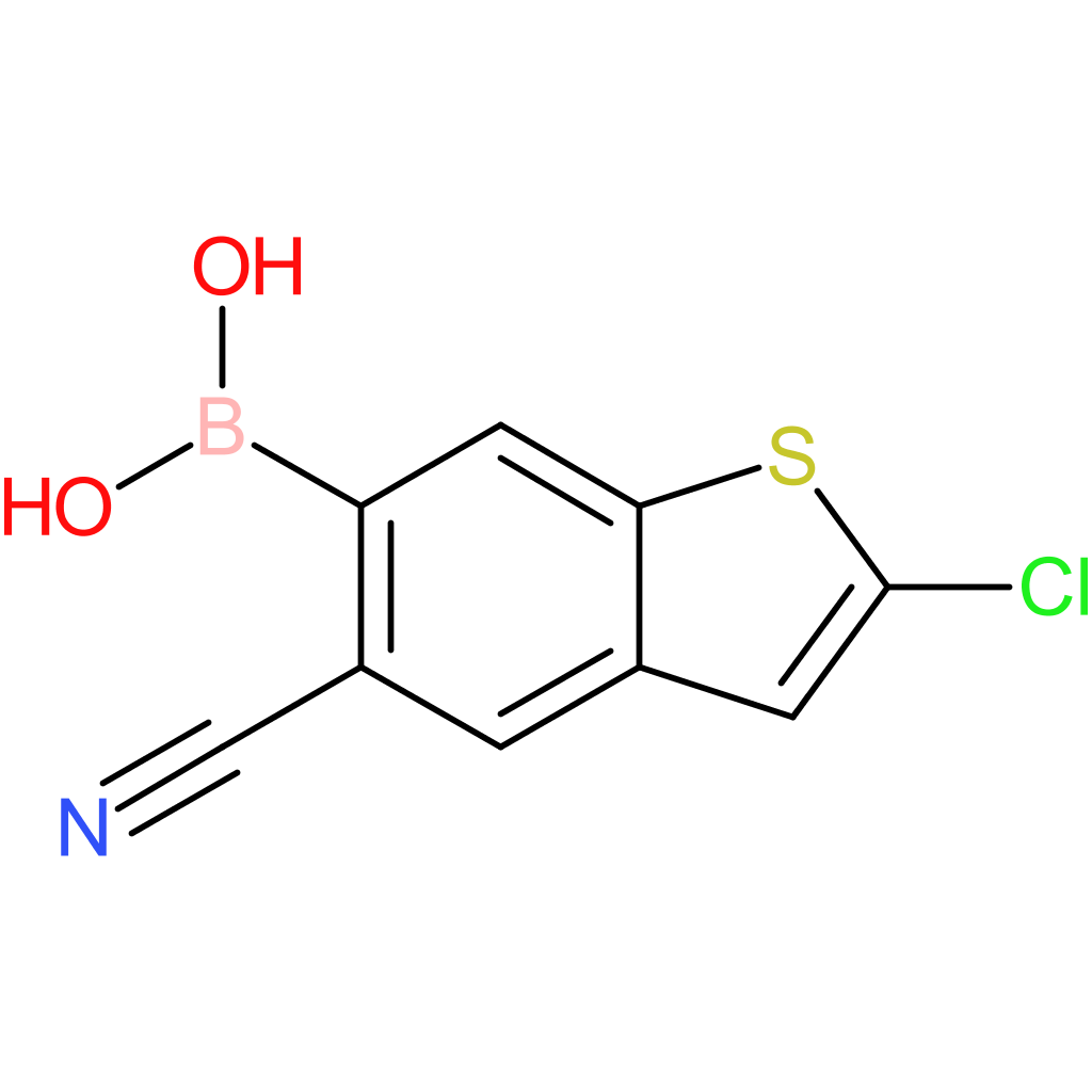 2-chloro-5-cyanobenzothiophene-6-boronic acid